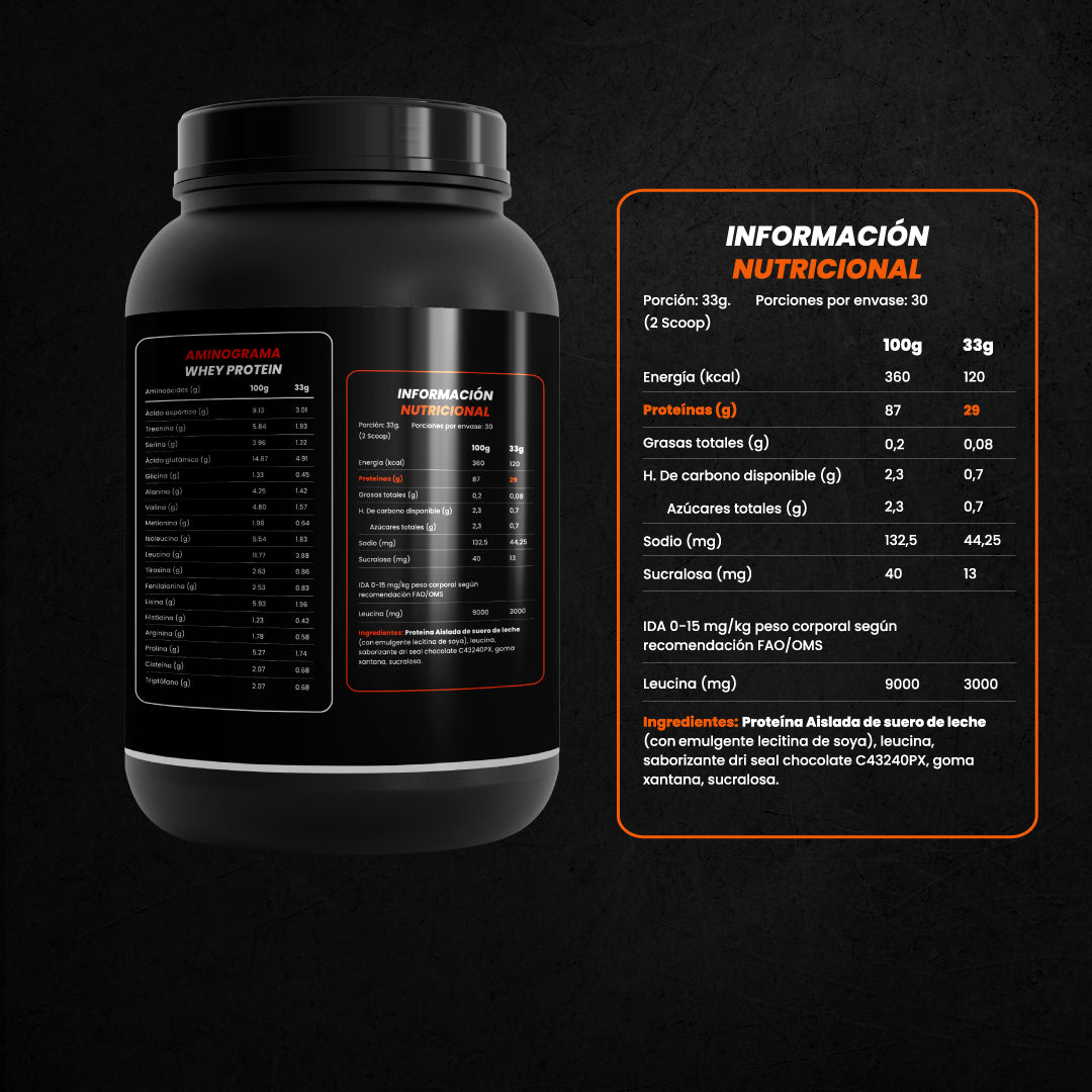 STRIGER ISO WHEY PROTEIN  – SABOR CHOCOLATE (1KG)