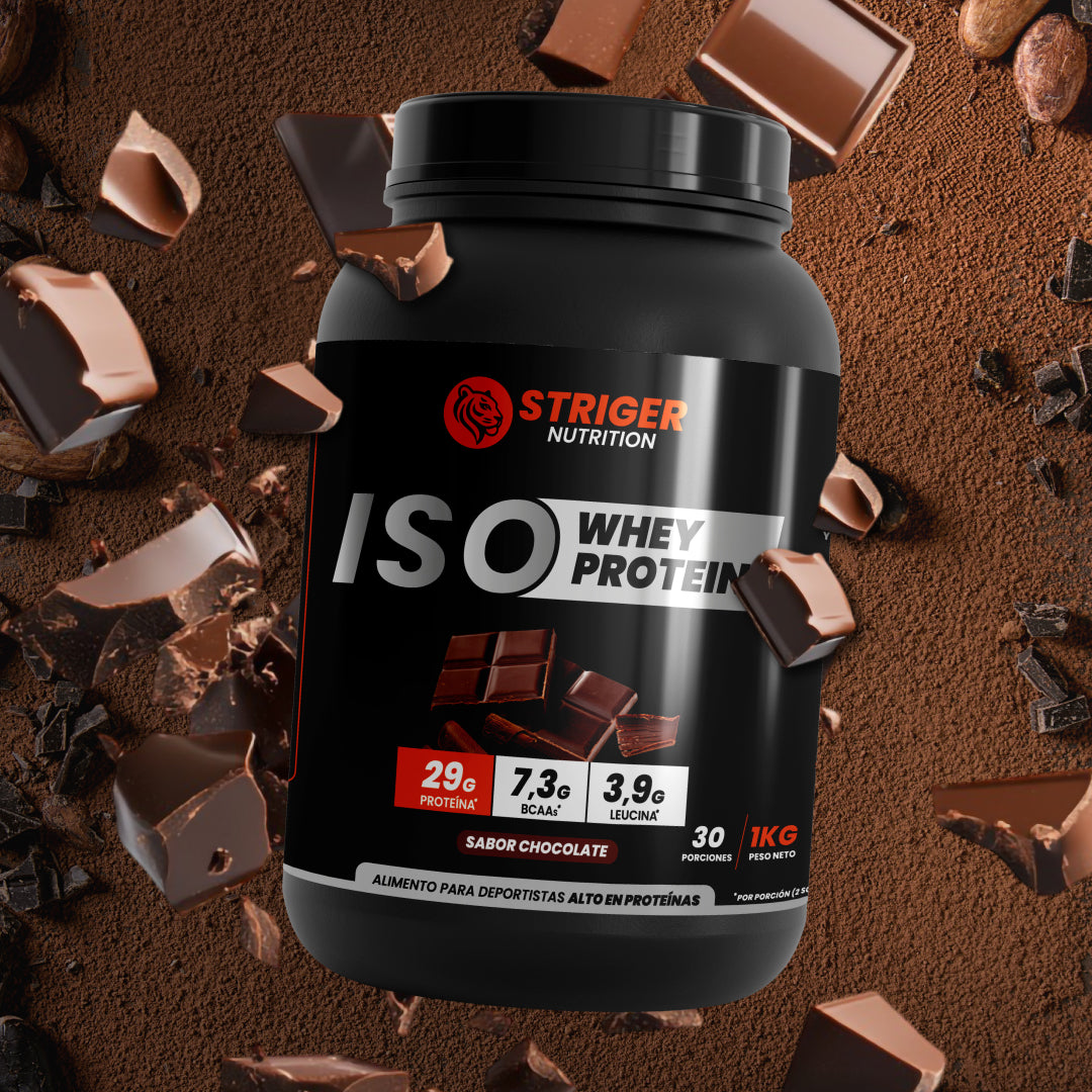 STRIGER ISO WHEY PROTEIN  – SABOR CHOCOLATE (1KG)