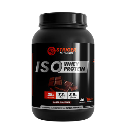 STRIGER ISO WHEY PROTEIN  – SABOR CHOCOLATE (1KG)