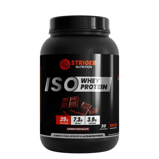 STRIGER ISO WHEY PROTEIN  – SABOR CHOCOLATE (1KG)