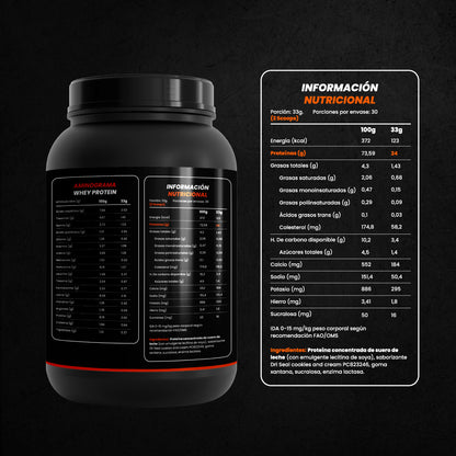 STRIGER 100% WHEY PROTEIN – SABOR COOKIES AND CREAM (1KG)